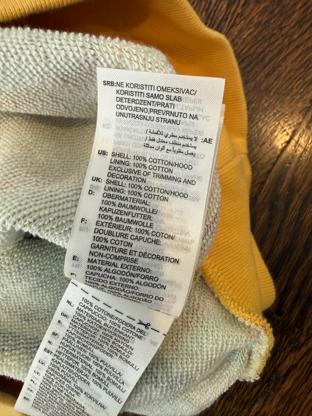 adidas farm rio print cropped hoodie L birds of paradise - Picture 5 of 6